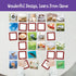 72 36 4 5 6 PCS Daily Items Matching Game, Designs Everyday Objects Memory Cards Engaging Picture Matching Game