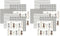 Hudson Baby Little Treasure Cotton Poly Flannel Receiving Blankets Multipack, Beige Farm