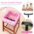 COOLBEBE 3-Point Baby High Chair Cover with Harness, Waterproof & Machine Washable Portable Seat Cover, Fits Wooden