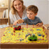3-5 Set, 3 4 5 6 Plastic Puzzles for Kids Ages with Toy Cars (Excavator + Dump Truck), Toddler Puzzle Track Car Play
