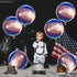 KatchOn Big Galaxy Balloons - 22 Inch Pack of 6, 360 Degree 4D Round Sphere Balloons for Space Themed Party Decorations
