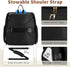 Backpack CEI-CEI Neoprene Diaper Bag Stylish Baby Maternity Bags Travel Tote for Mom with Insulated Pockets, Changing