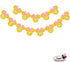 Pink and Gold Glitter Happy Birthday Banner, Minnie Themed Party Supplies Decoration for Girls