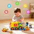 7.5" 2-4, Set 18M+, 2, 3, 4 P&C Toddlers Garbage Truck Toys for Ages City Vehicle Trash Truck Car with Sounds