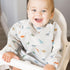 624M) Tiny Twinkle Long Sleeve Bib for Babies & Toddlers | Waterproof Smock Bib for Eating | Machine Washable