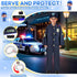 IVENRXIU 4 1 Set-Police 3-8, Toddler Dress Up Clothes, Kids Role Play Costumes In Doctor Fireman Engineer for Kids Boys