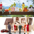 70PCS People Figurines Mini Trains, Architectural 1:25 1:50 1:75 1:87 Scale Painted Figures, Dollhouse People