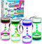 YoYa Toys Liquimo To Go Toys for Kids, Set of 4 Liquid Motion Bubbler Keychains for Calming Play