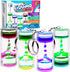 YoYa Toys Liquimo To Go Toys for Kids, Set of 4 Liquid Motion Bubbler Keychains for Calming Play
