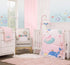 NoJo Whimsical Pink Narwhals Changing Pad Cover