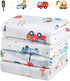 4-Pack 100% Cotton Muslin Swaddle Blankets, Large 47 x 47 Inches Breathable