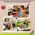 EWED 200PCS 3+ Magnetic Blocks - Easter Toys for Kids, Magnetic Building Blocks Cubes Tiles, Stacking Magnets School