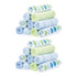 Spasilk Washcloth Wipes Set For Newborn Boys And Girls, Soft Terry Washcloth