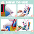 10 JOYIN Motorized Easter Egg Decorator Kit, Easter Busy Bunny Egg Spinner Whirler Decorating Machine with Non-Toxic