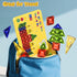 Set 40PCS 10% 3+ Mini Magnetic Tiles Travel - Diamond Texture Magnetic Building Blocks for Kids, Thicker & Portable
