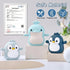 Arudyo 3-6 Baby Teething Toys for Months Silicone Teething Mittens for Babies Food Grade Silicone Teether (Penguin Baby