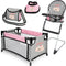 deAO Baby Doll Accessories Baby Doll Crib High Chair Diaper Bag Nursery