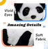 Hopearl Crawling Panda Interactive Electronic Pet Plush Toy - Sounds and Movements, Animated Shaking Head Gifts for