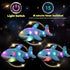 16'' Hopearl LED Plush Shark Lighting Up Stuffed Animal Floppy Night Lights Glow in The Dark Birthday Festival for Kids