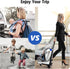 KEDSUM Car Seat Travel Cart, Compact and Lightweight Dolly Cart for Airport, Solid Construction Portable Car Seat