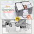 Volnamal Diaper Caddy with Wipe Dispenser One-Handed Access, Premium Diaper Organizer, Portable Car Organizer Nursery