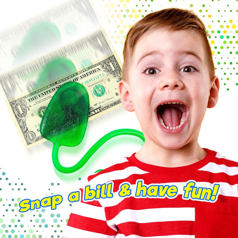 Large Sticky Tongue (2 Stretchy Toys Pack), Slap Hands Sticky Toy, Birthday Party Favors & Goody Bag Stuffers