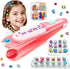3 4 5 6 8-12 CLRDZN Hair Gem Stamper Kit,Hair Ties and Hair Clips Bling Hair Jewels for Girls Toys, Hair Styling Tool
