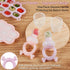 (2 Pack), KingKam Baby Breastmilk Popsicle Molds & Baby Fruit Feeder Baby Food Freezer Tray Storage Containers