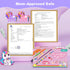 8-12, 1300+PCS 2 6 7 8 9 10 11 12 Nicella Bracelet Making Kit Gifts for Girls Ages Weaving Loom Kit Toys, Kids DIY