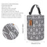CNAFGBGG 5.5x7.5 Inch Breastmilk Storage Bag Cylindrical Breastmilk Cooler Bag with Zipper Closure & Adjustable Handle