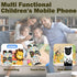 Uibyt 10,000+ Kids Phone with Educational Content, Rechargeable Toddler Learning Phone with Music & Sounds, Pretend