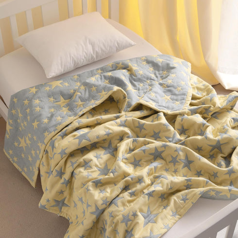 3 30"x40", NTBAY Layer Toddler Blanket, Muslin Cotton Jacquard Bed Blankets, Lightweight Thermal Baby Blanket, Super