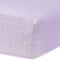 Under The Nile Muslin Crib Sheet - Lavender Stars - Organic Cotton