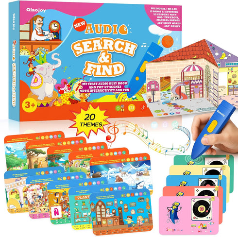 Interactive Search and Find Activity Books for Kids Ages 3-5, Toddler Travel