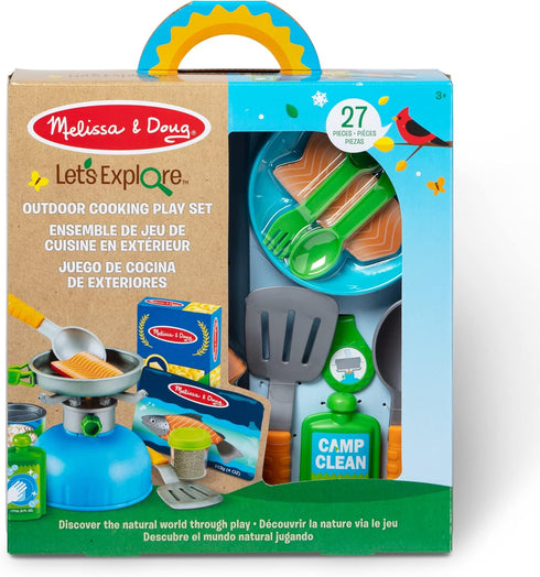 Melissa & Doug Let’s Explore Outdoor Cooking Play Set - 27 Pieces
