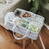 Lily Miles Baby Diaper Caddy - Organizer Tote for Infant Boy or Girl - Baby Shower Basket - Nursery Must Haves