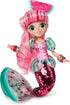 Sunny Days Entertainment Fidgie Friends Watermellow – Mermaid with Flip Sequin Tail, 10.5 Inch Fashion Doll