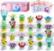 Uiseba Valentines Day Gifts for Kids Classroom/School,24PCS Building Blocks Succulent Plants Kits