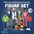 Cre8tive Minds Set 3+, Set 8 Creative Minds Marvel Education African American Family Toy Figure for Kids Ages