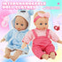 PlaySet 12 Inch Set 2 3 4 5 SMILESSKIDDO Baby Doll with Stroller - Soft Body Dolls and Accessories Dining Chair, Doll