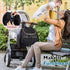 mommore Small Diaper Bag, Stylish Baby Backpack with Insulated Pockets, Changing Pad, and Stroller Straps