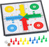 Set 9.75 Inches Ludo Magnetic Folding Travel Board Game