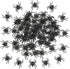 50 PCS Plastic Spiders, Realistic Mini Halloween Decorations, Educational Learning Toys for Party Supplies