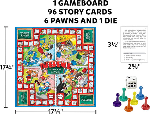 (EP60801) Edupress Inference School Days Game, Blue Level