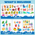JOYIN 72 Pcs Animal Erasers for Kids, 3D Cute Mini Pencils, Bulk Desk Pets for Classroom Rewards and Party Favors.