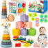 6-in-1 Baby Toys 6 to 12 Months, Montessori Toys for Babies 6-12-18