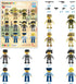 Set Pack Playset PTA12 Picasso Toys Magnetic Action Figures Character Law Enforcement for Construction Building Block