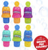 Fubbles Bubbles No-Spill Bubble Tumbler for Kids | Includes 6oz Bubble Solution & Wand (Pack of 3)
