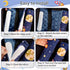 2 Pack Baby Car Seat Strap Cover Outer Space Car Seat Straps Shoulder Pads, Seat Belt Cushions Pads for Infant Car