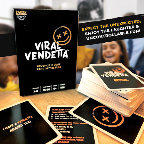 6+ Slapburger Viral Vendetta Party - Fun and Engaging Card Game for Ages Family & Friends Party Play Easy to Play